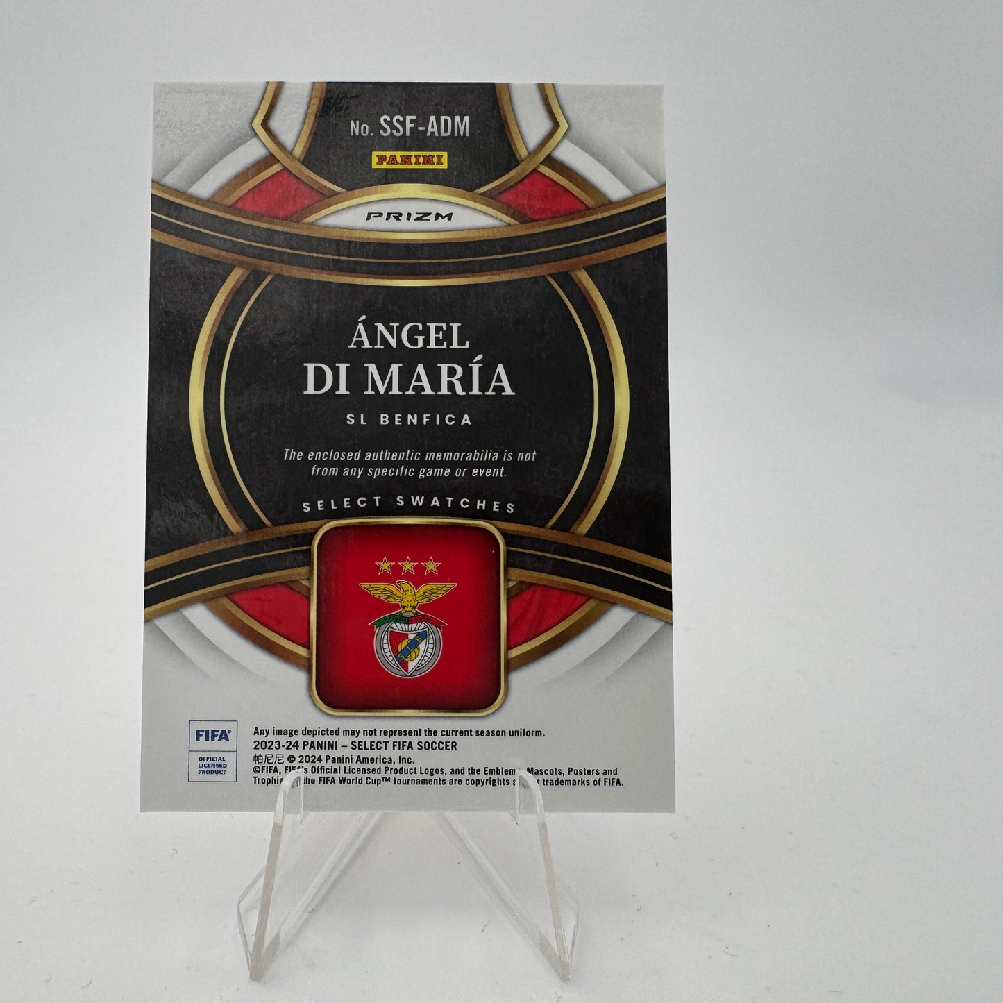 Angel Di Maria - SL Benfica - Panini Select FIFA 23/24 - Relic
