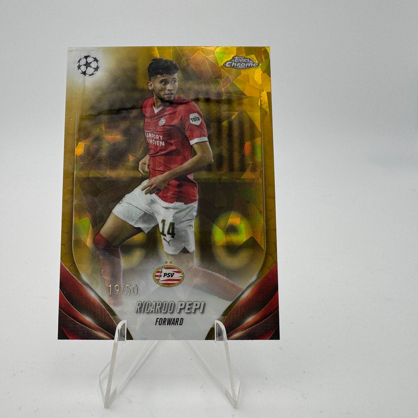 Ricardo Pepi - PSV Eindhoven - Topps Chrome Sapphire UCC 2023/24 - 19/50