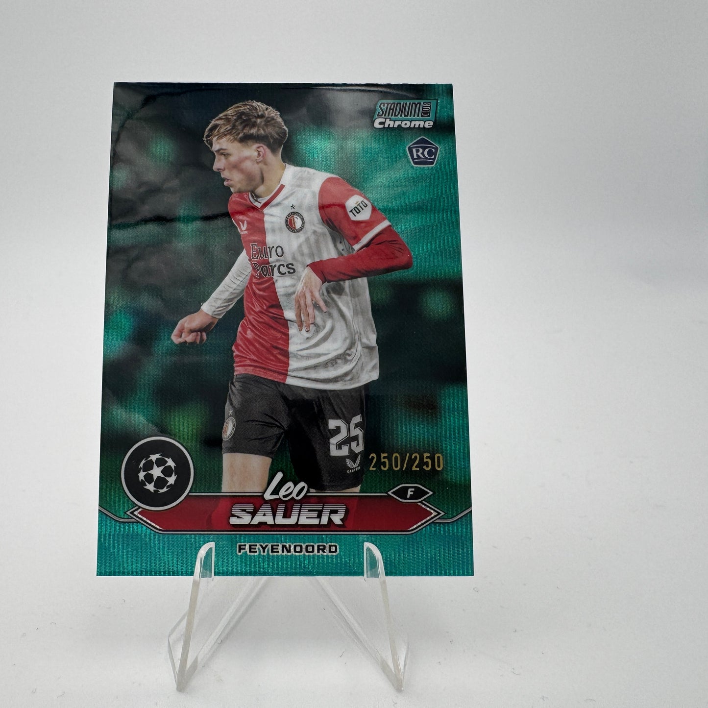 Leo Sauer RC - Feyenoord - Topps Stadium Chrome 2023/24 - 250/250