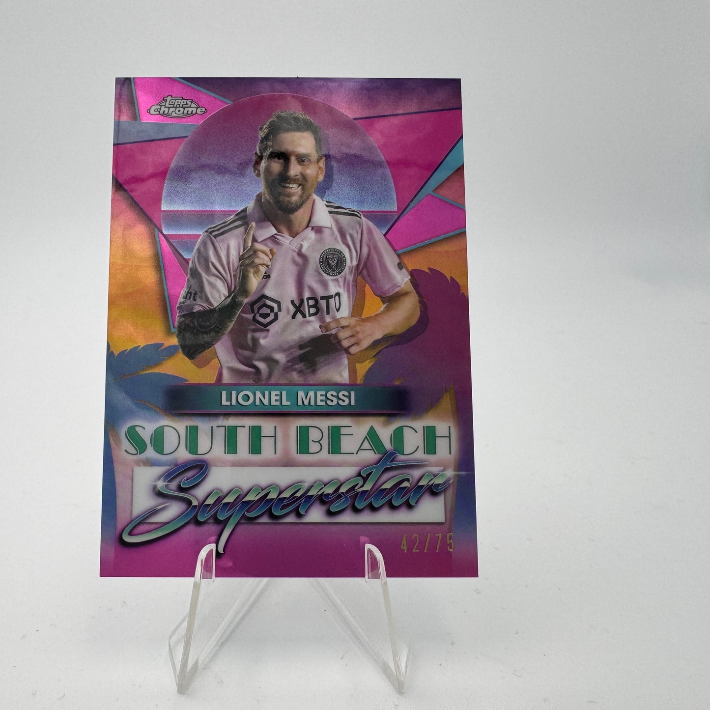 Lionel Messi - Inter Miami - Topps Chrome MLS 2023/24 - 42/75 South Beach Superstar