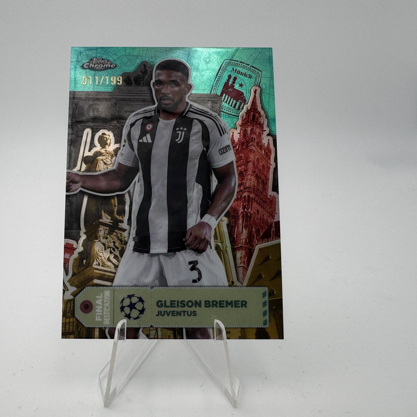 Gleison Bremer - Juventus - Topps Chrome UCC 2024/25 - 011/199