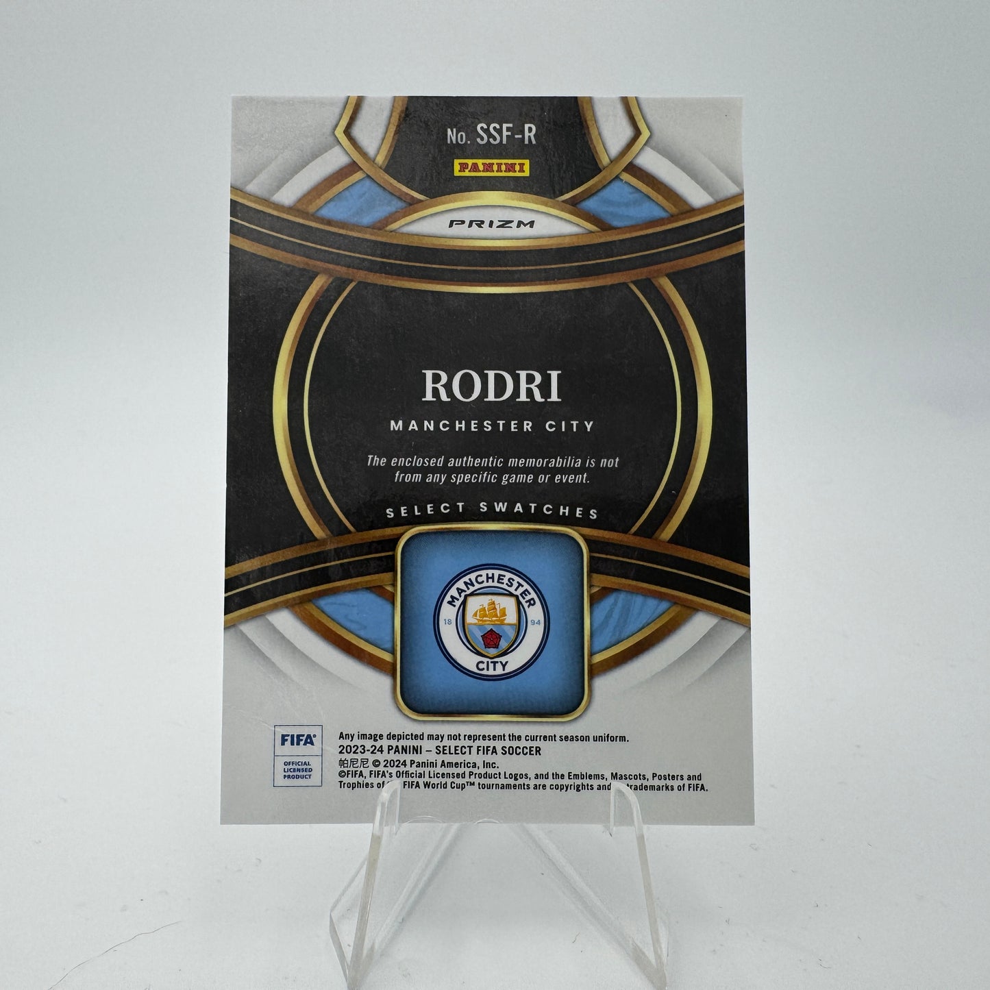 Rodri - Manchester City - Panini Select FIFA 2023/24 - Relic