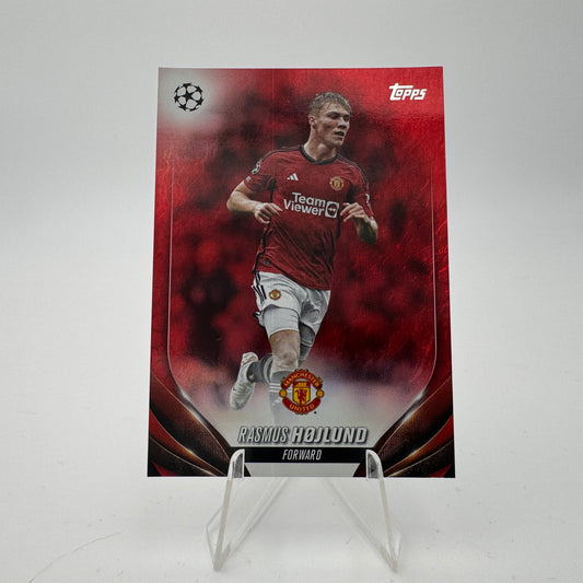 Rasmus Hojlund - Manchester United - Topps Jade UCC 2023/24 - 1/5