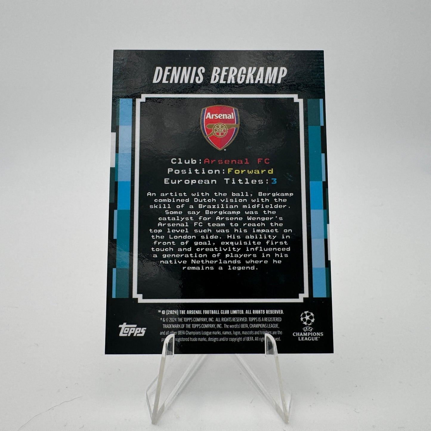 Dennis Bergkamp - Arsenal - Topps Decades 2025 - 18/49 Pioneer