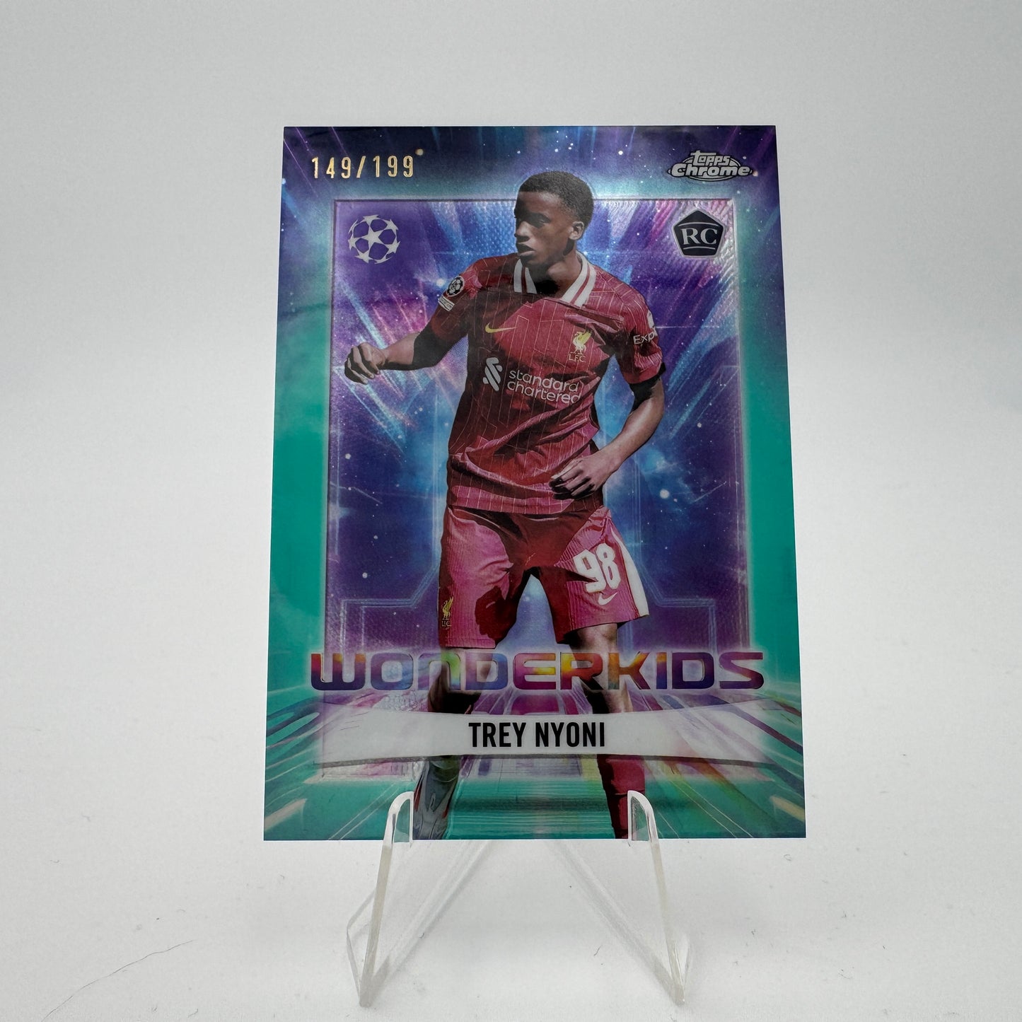 Trey Nyoni RC - Liverpool FC - Topps Chrome UCC 2024/25 - 149/199