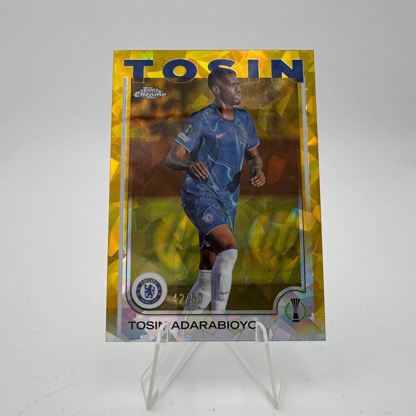 Tosin Adarabioyo - Chelsea FC - Topps Chrome Sapphire UCC 2024/25 - 42/50