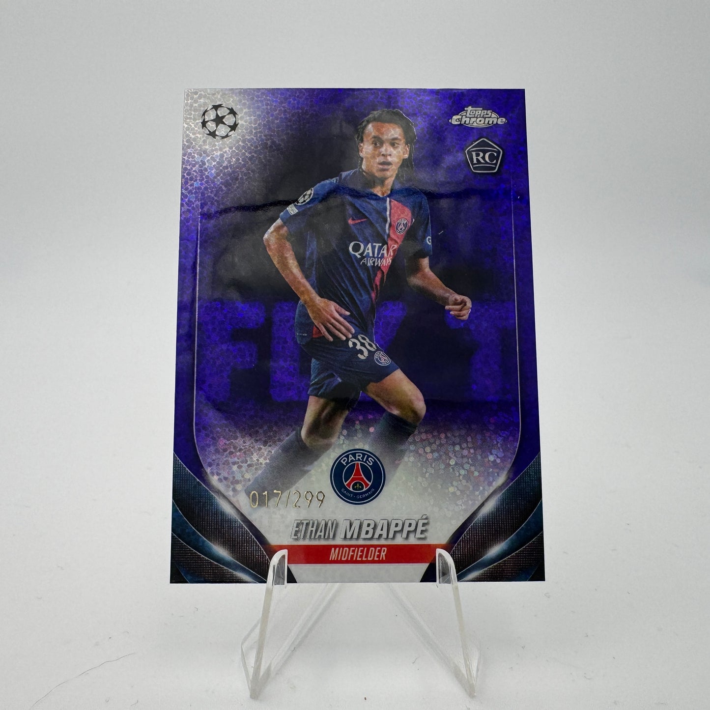 Ethan Mbappe RC - Paris Saint Germain - Topps Chrome UCC 2023/24 - 017/299