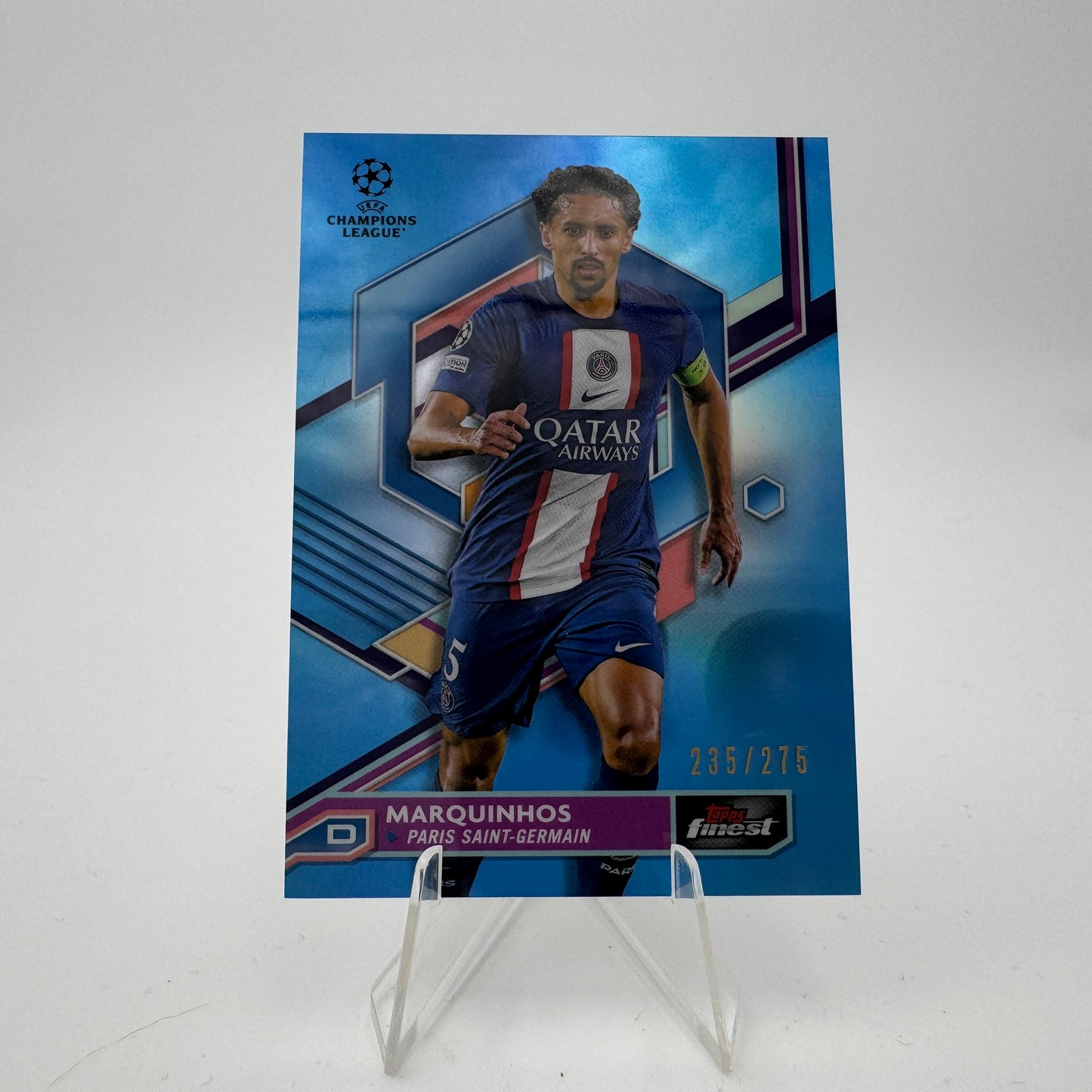 Marquinhos - Paris Saint Germain - Topps Finest UCC 2022/23 - 235/275