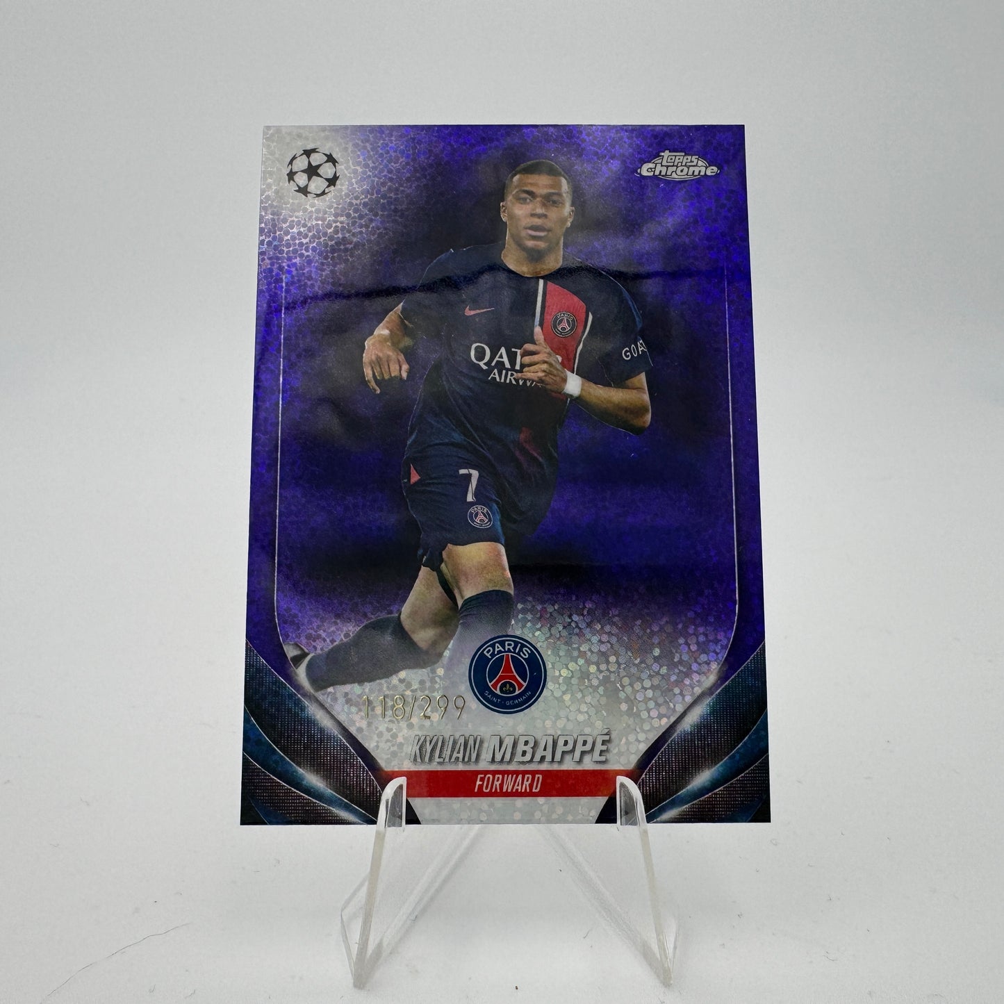 Kylian Mbappé - Paris Saint Germain - Topps Chrome UCC 2023/24 - 118/299
