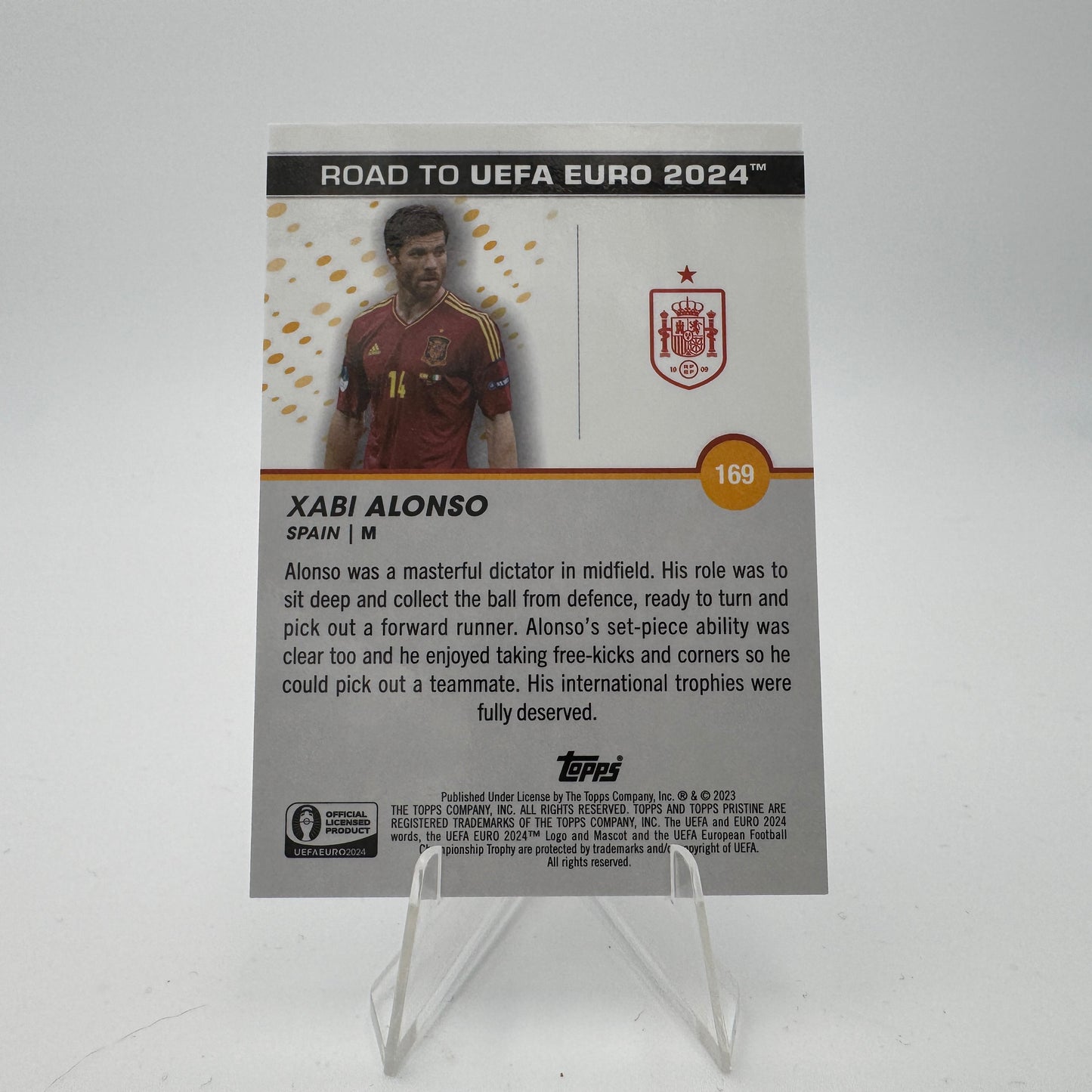 Xabi Alonso - Spain - Topps Pristine EURO 2024 - 42/75