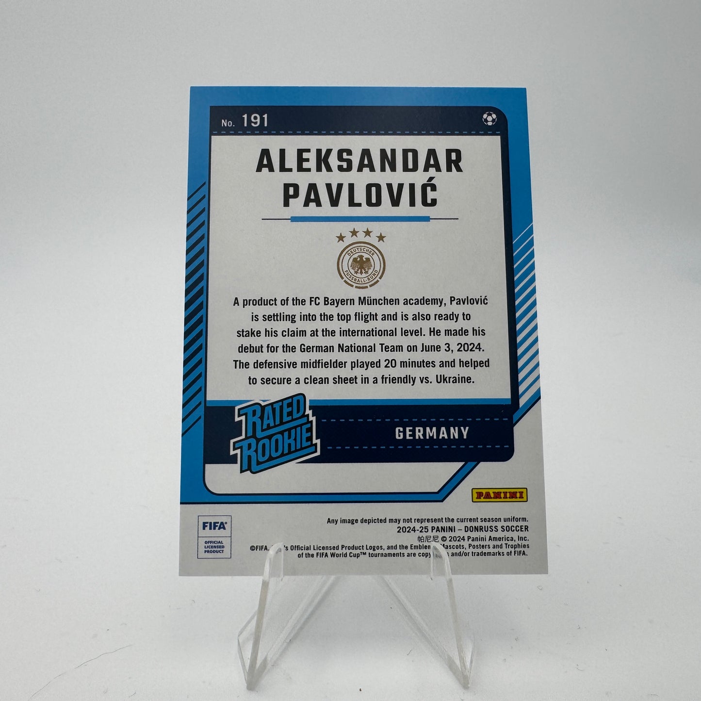 Aleksandar Pavlovic - Germany - Panini Donruss 2024/25 - 040/349