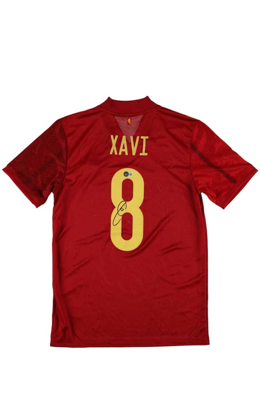 Maillot Signé par Xavi - Spain - Certificat Beckett