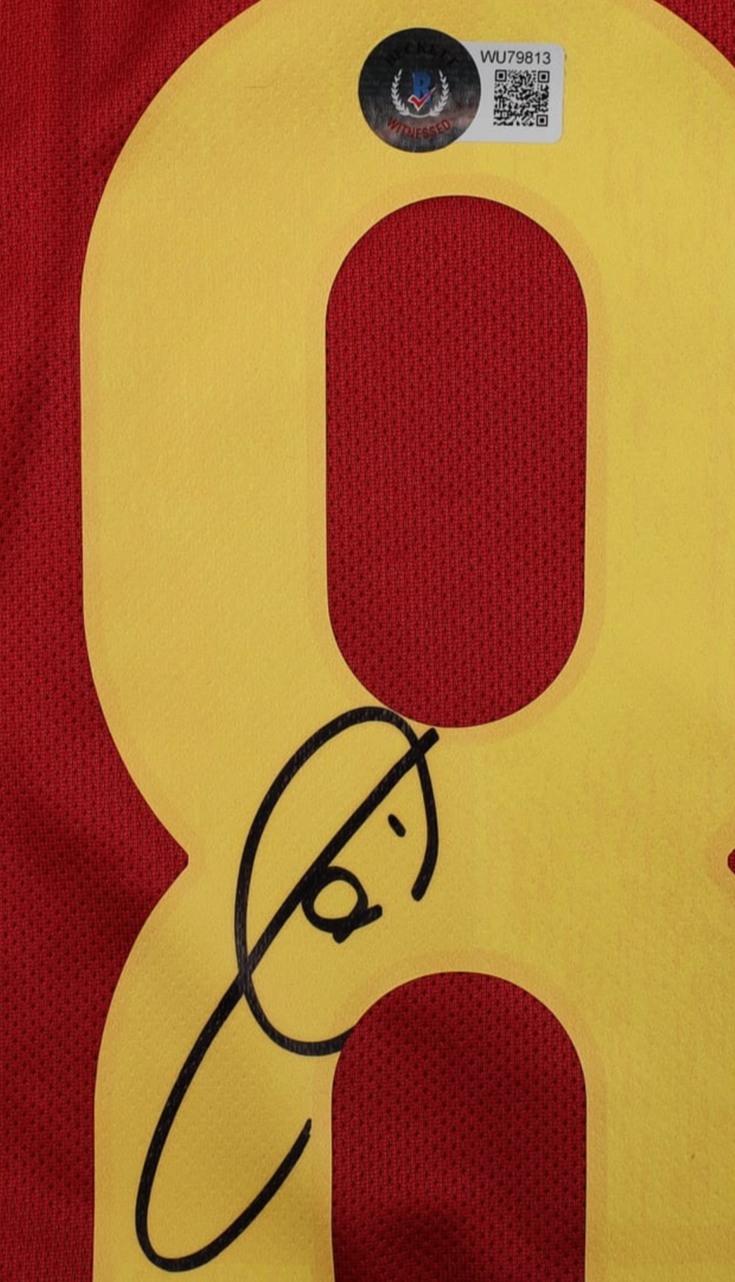Maillot Signé par Xavi - Spain - Certificat Beckett