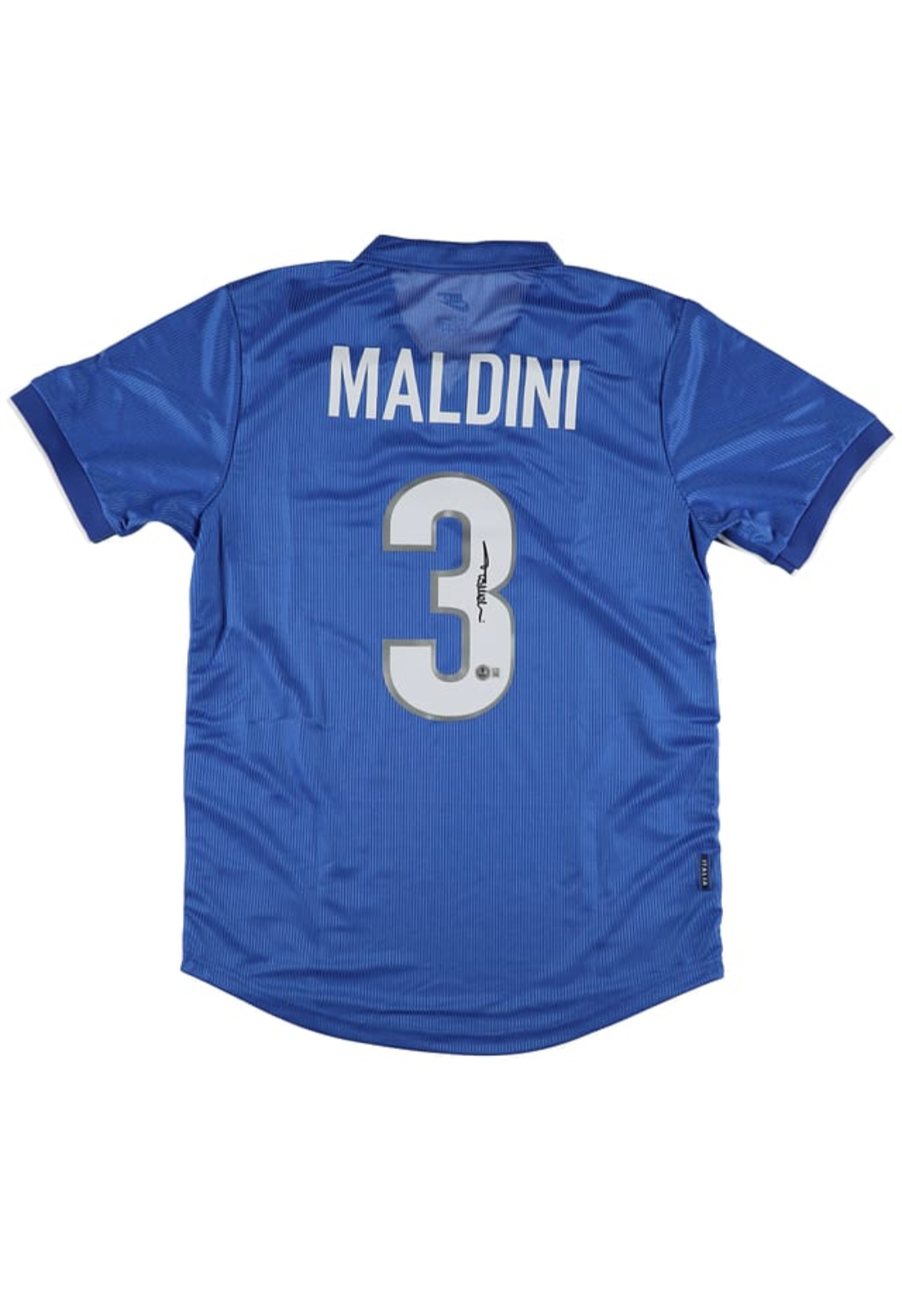 Maillot Signé par Paolo Maldini - Italie - Certificat Beckett