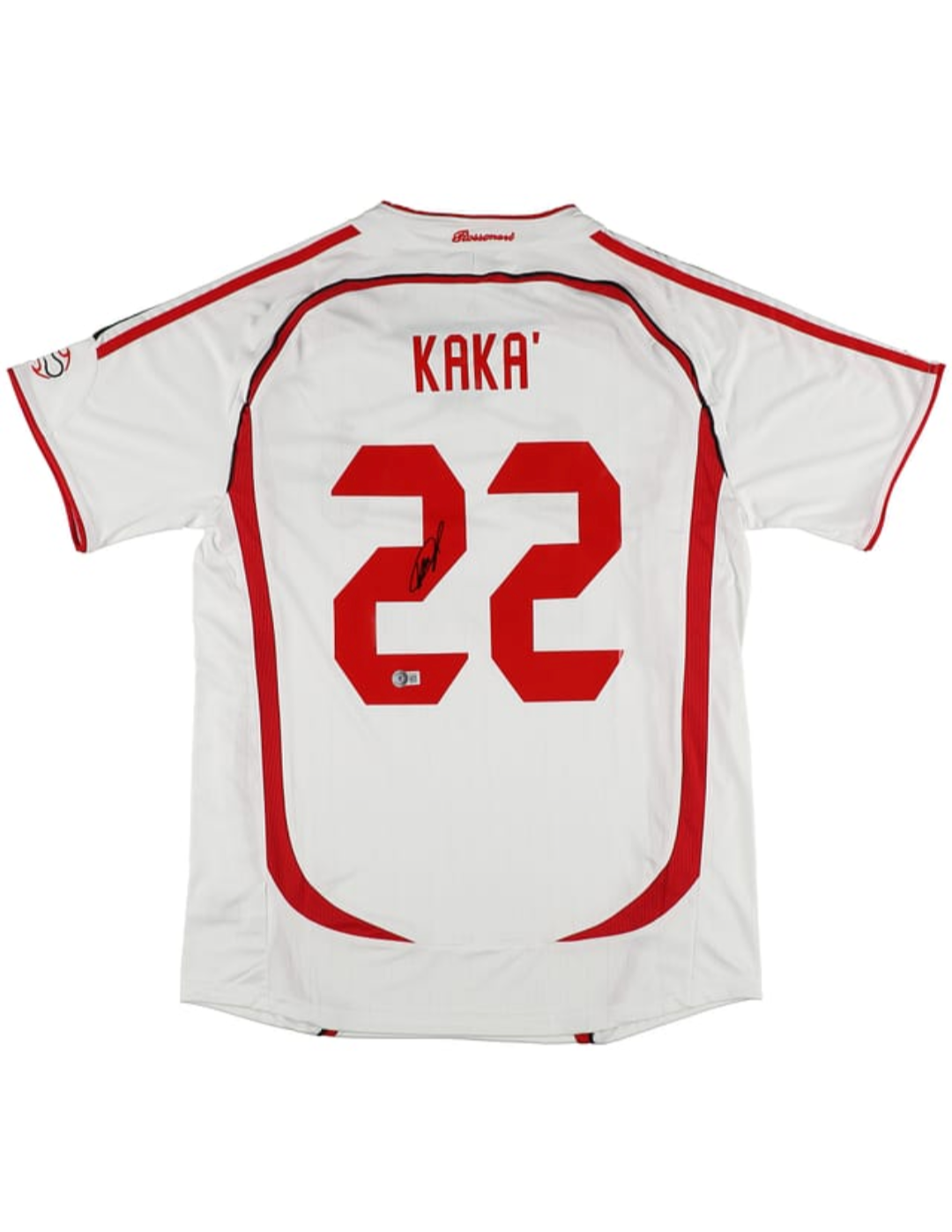 Maillot Signé par Kaka - Milan AC - Certificat Beckett