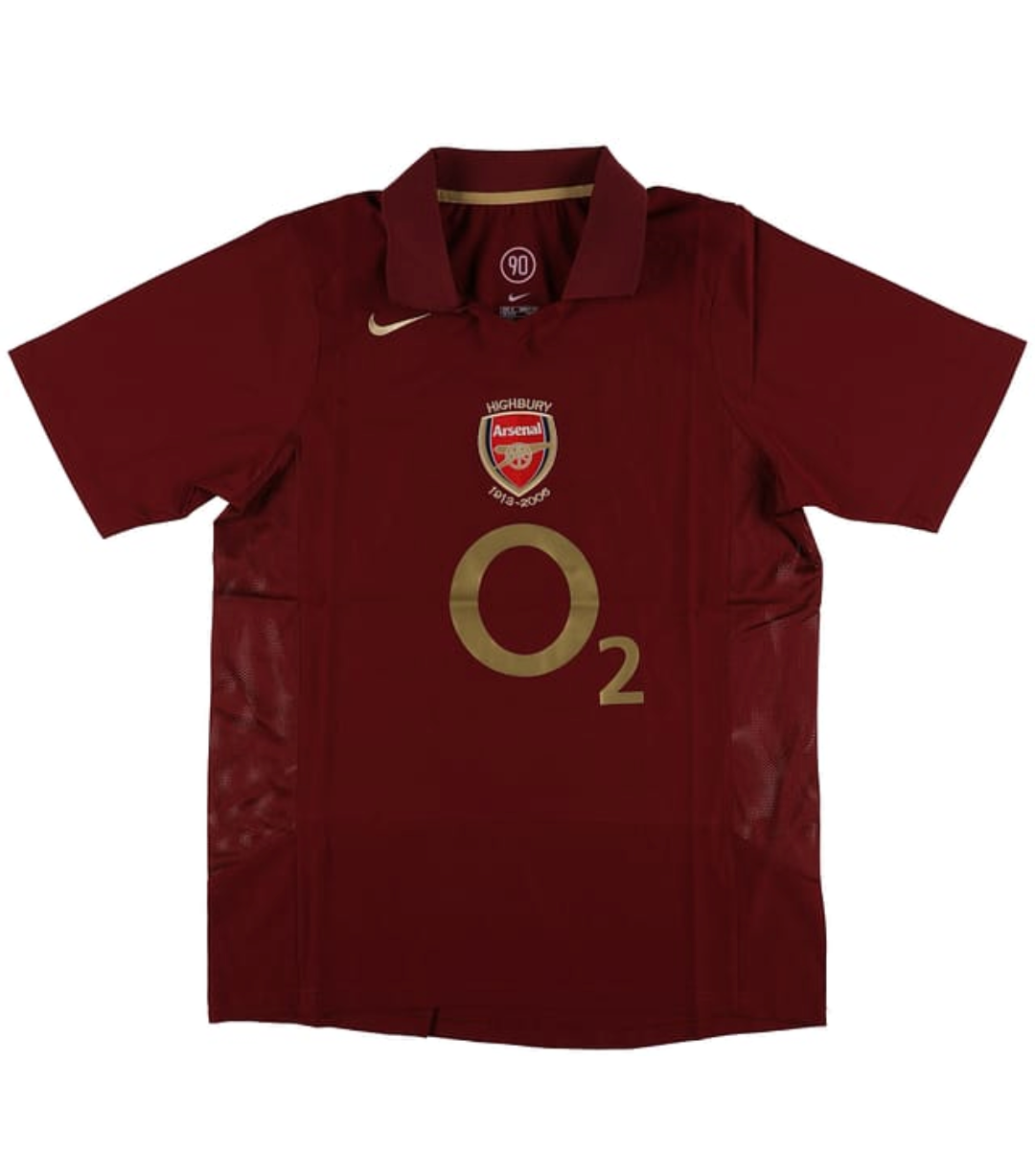 Maillot Signé par Patrick Vieira - Arsenal - Certificat Beckett