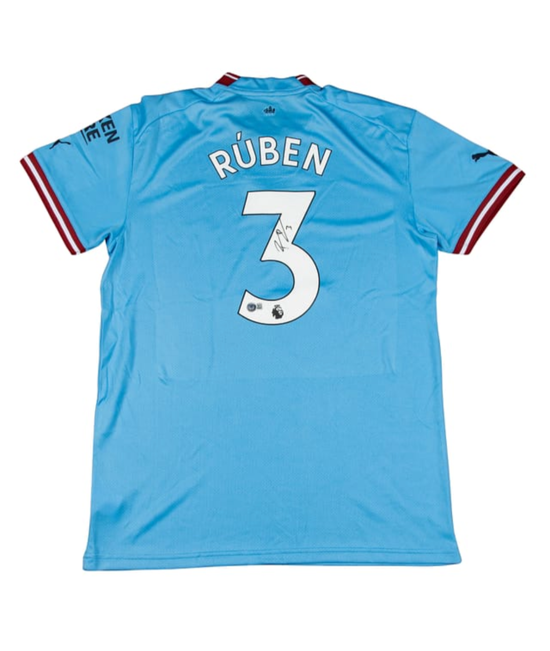 Maillot Signé par Ruben Dias - Manchester City - Certificat Beckett
