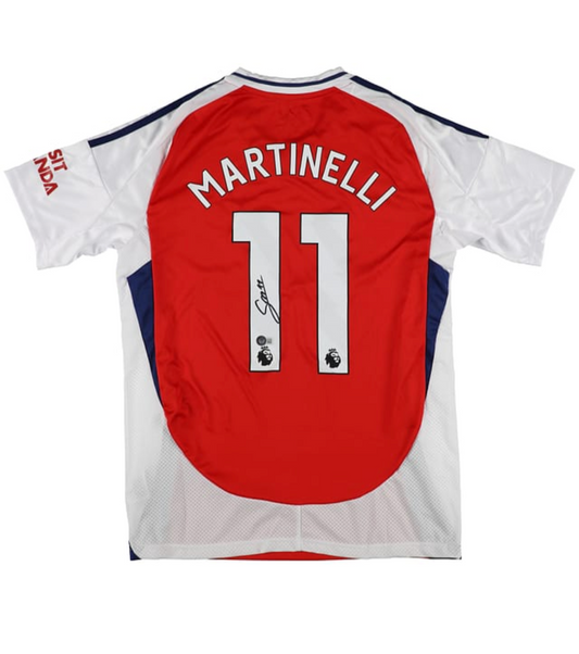 Maillot Signé par Gabriel Martinelli  - Arsenal - Certificat Beckett