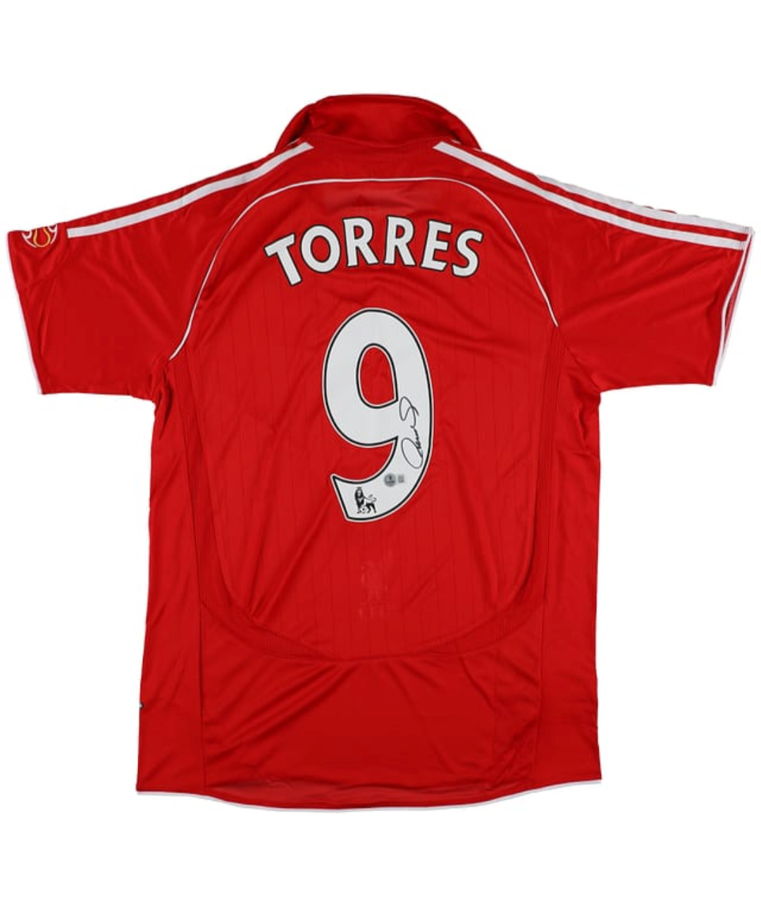 Maillot Signé par Fernando Torres - Liverpool - Certificat Beckett