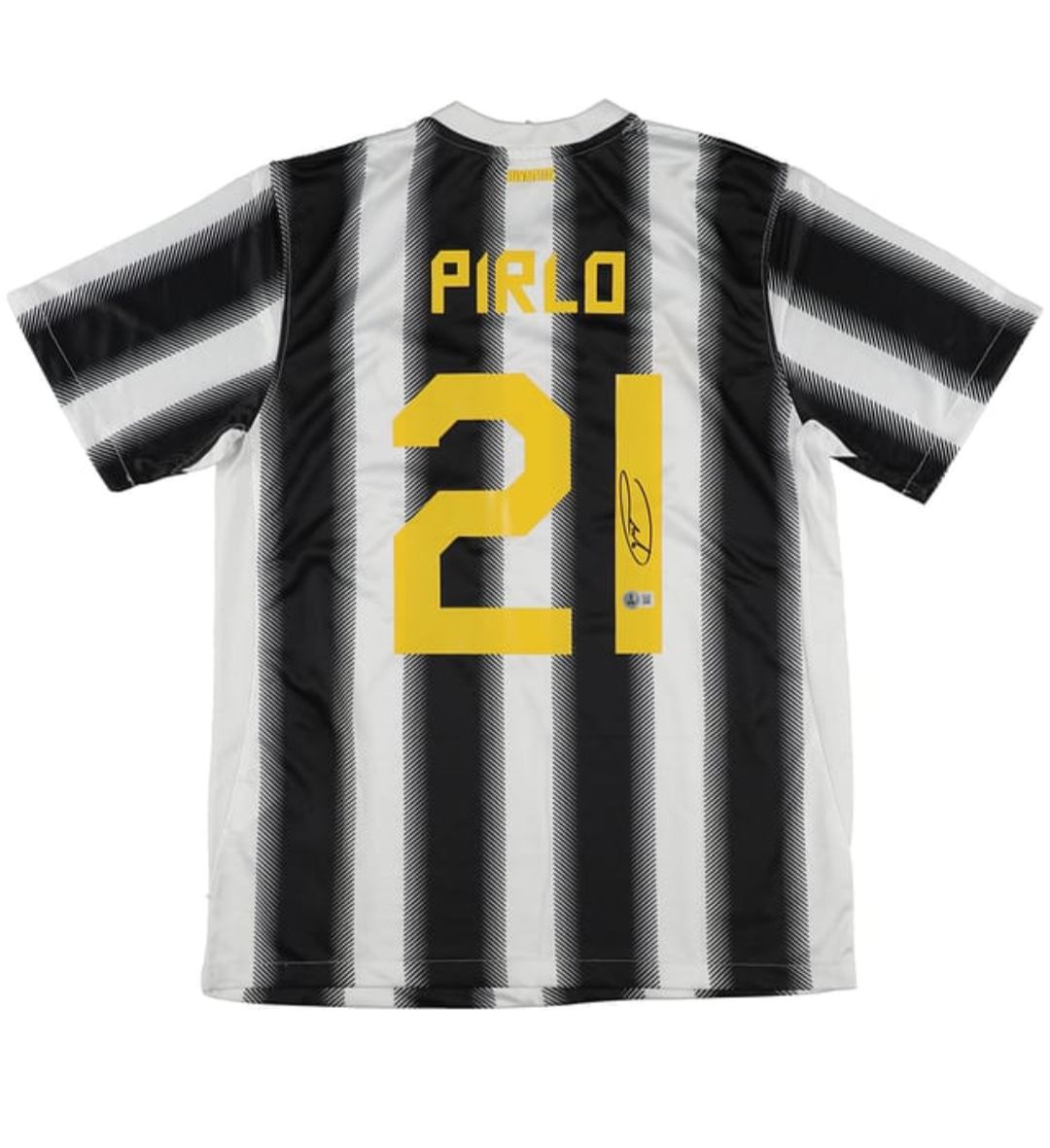 Maillot Signé par Andrea Pirlo - Juventus - Certificat Beckett