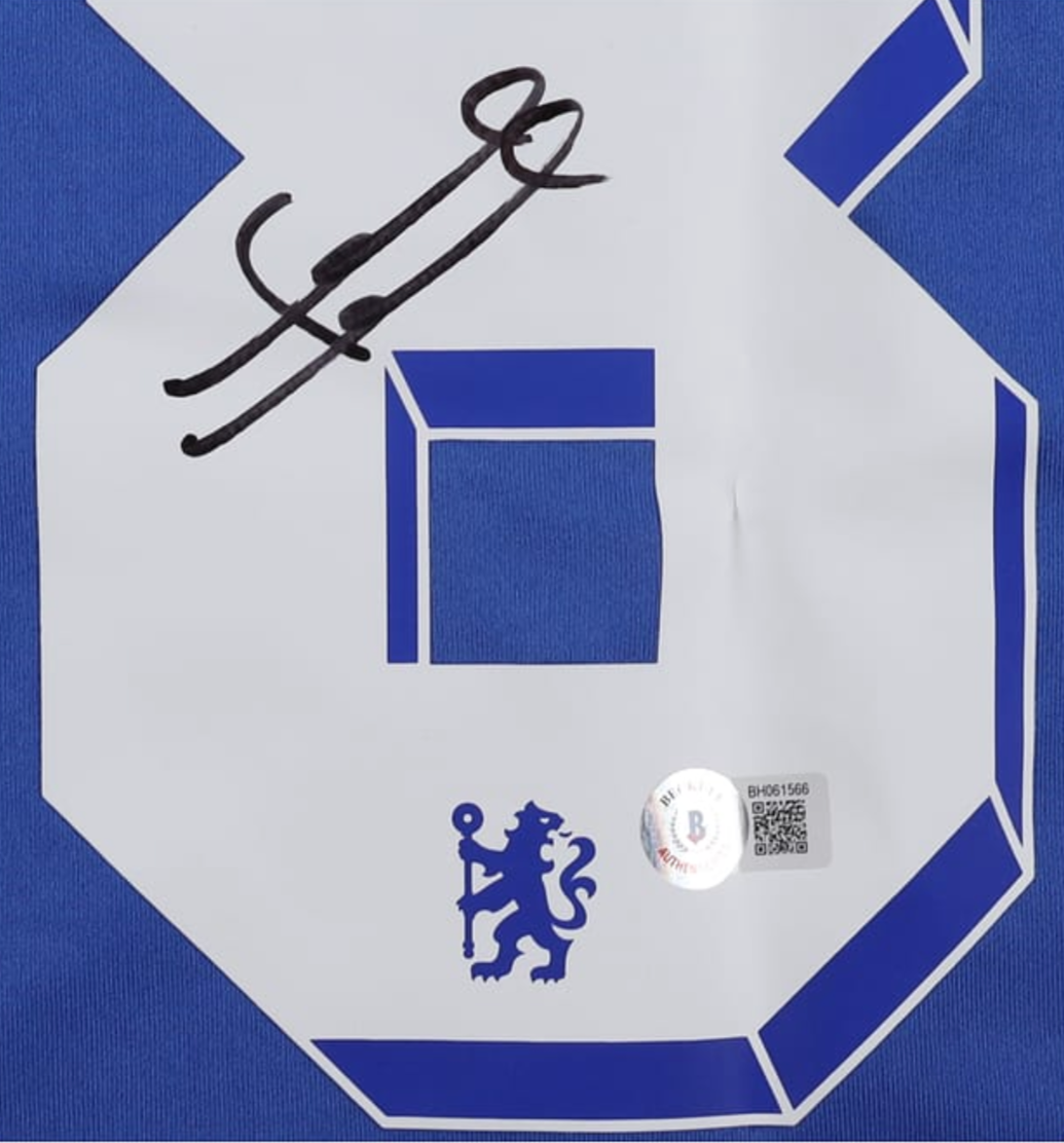 Maillot Signé par Frank Lampard - Chelsea - Certificat Beckett