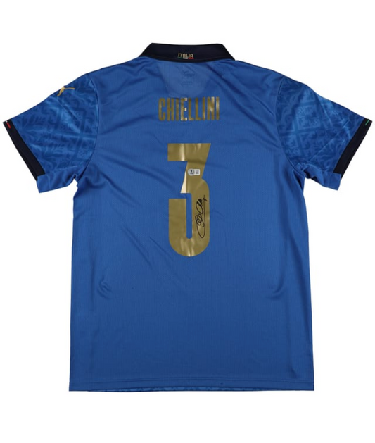 Maillot Signé par Giorgio Chiellini - Italie - Certificat Beckett
