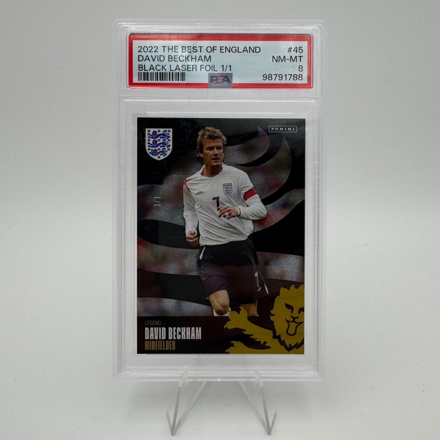 David Beckham - England - Panini 2022 THE BEST OF ENGLAND 1 of 1