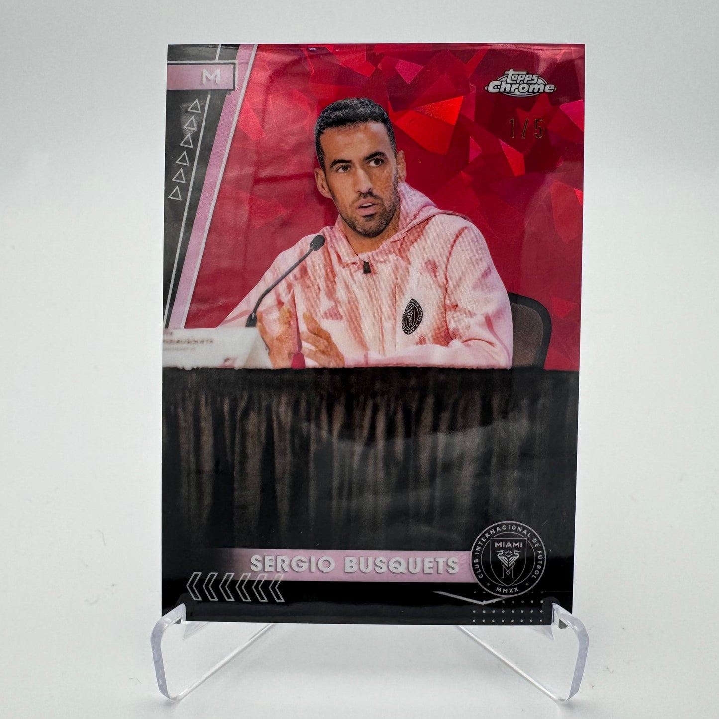 Sergio Busquets - Inter Miami - Topps Chrome MLS 2024 - 1/5 (SSP)