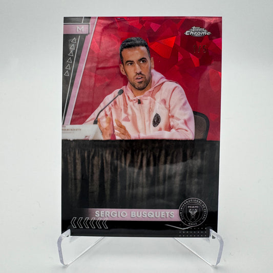 Sergio Busquets - Inter Miami - Topps Chrome MLS 2024 - 1/5 (SSP)