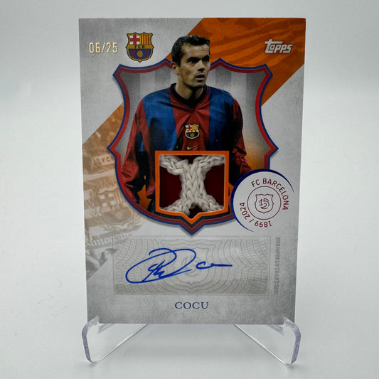 Phillip Cocu - FC Barcelona - Topps Barcelona 125 - Auto Relic - 06/25