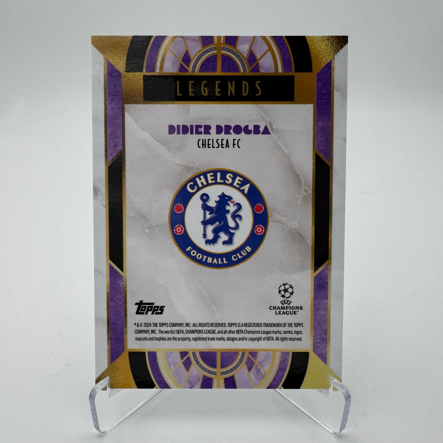Didier Drogba - Chelsea FC - Topps Deco 2024 - Auto 11/25