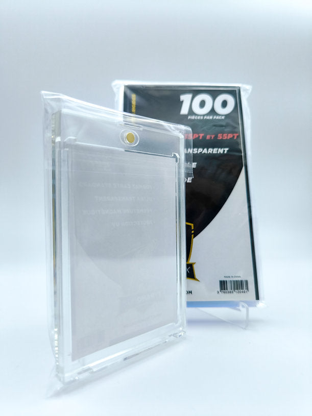 Sleeves protège carte rigide magnétique