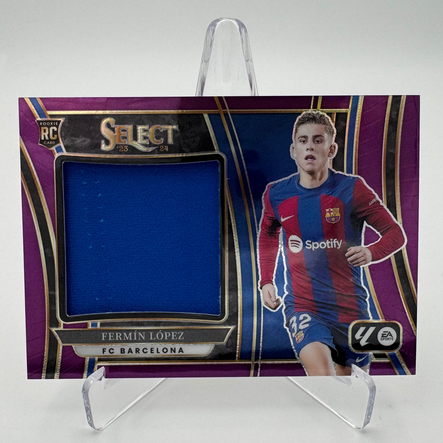 Fermin Lopez - FC Barcelona - Panini Select La Liga 23/24 - Relic 10/49