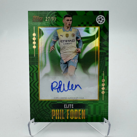 Phil Foden - Manchester City - Topps UCC GOLD 24/25 - Auto 27/99