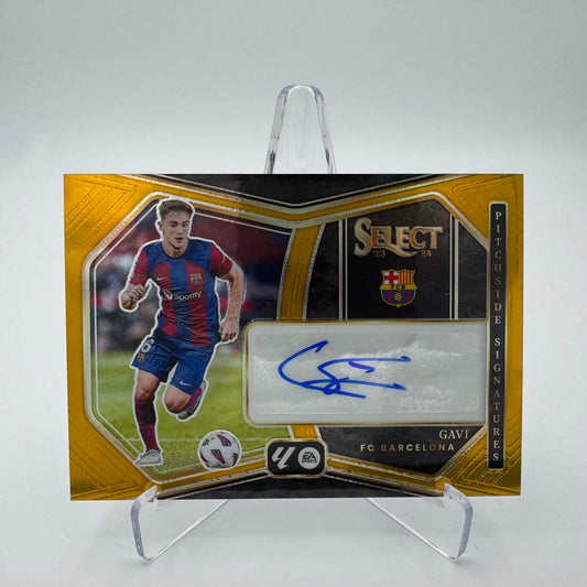 Gavi - FC Barcelona - Panini Select La Liga 23/24 - Auto 01/10