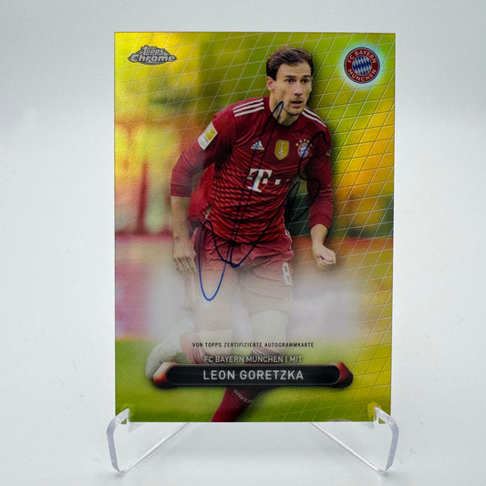 Leon Goretzka - FC Bayern Munchen - Topps Chrome Bayern - Auto On Card 14/20