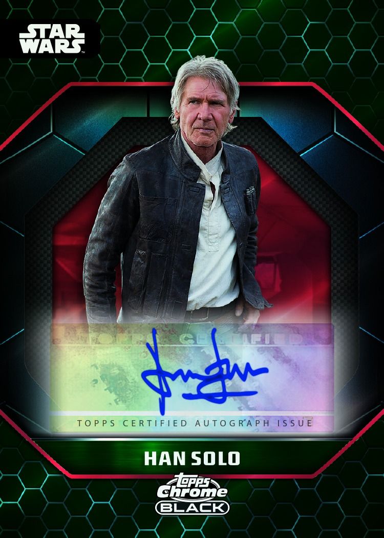 Box Star Wars Chrome Black Topps - 2024
