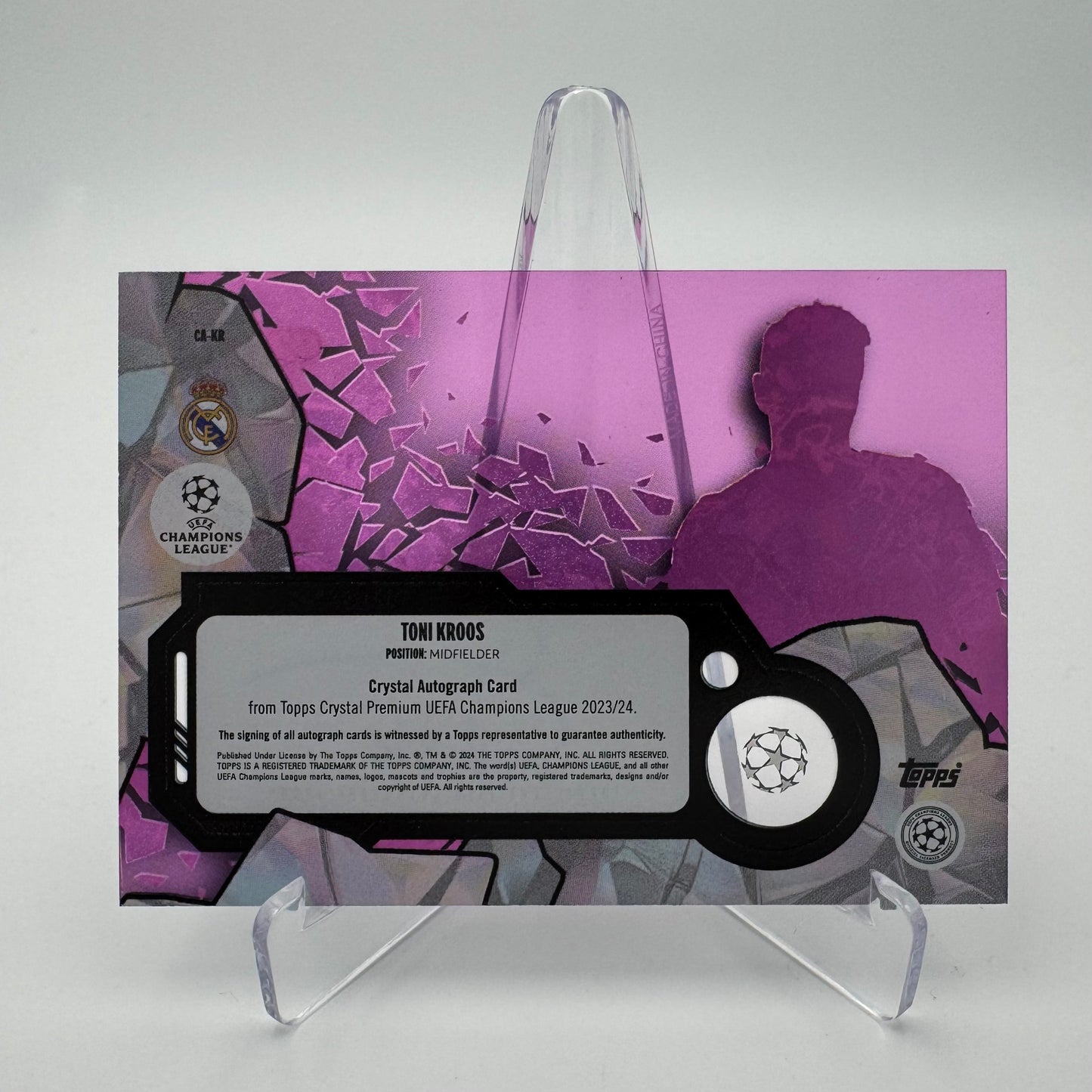 Toni Kroos - Real Madrid - Topps Crystal Premium UCC 23/24 - Auto 04/10