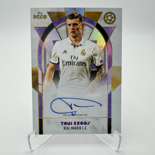 Toni Kroos - Real Madrid - Topps Deco 2024 - Auto 16/25