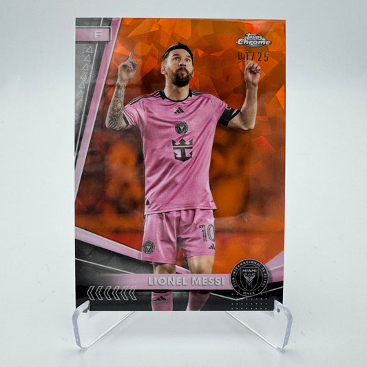 Lionel Messi - Inter Miami - Topps Chrome Sapphire MLS 2024/25 - SSP 01/25 = 1/1