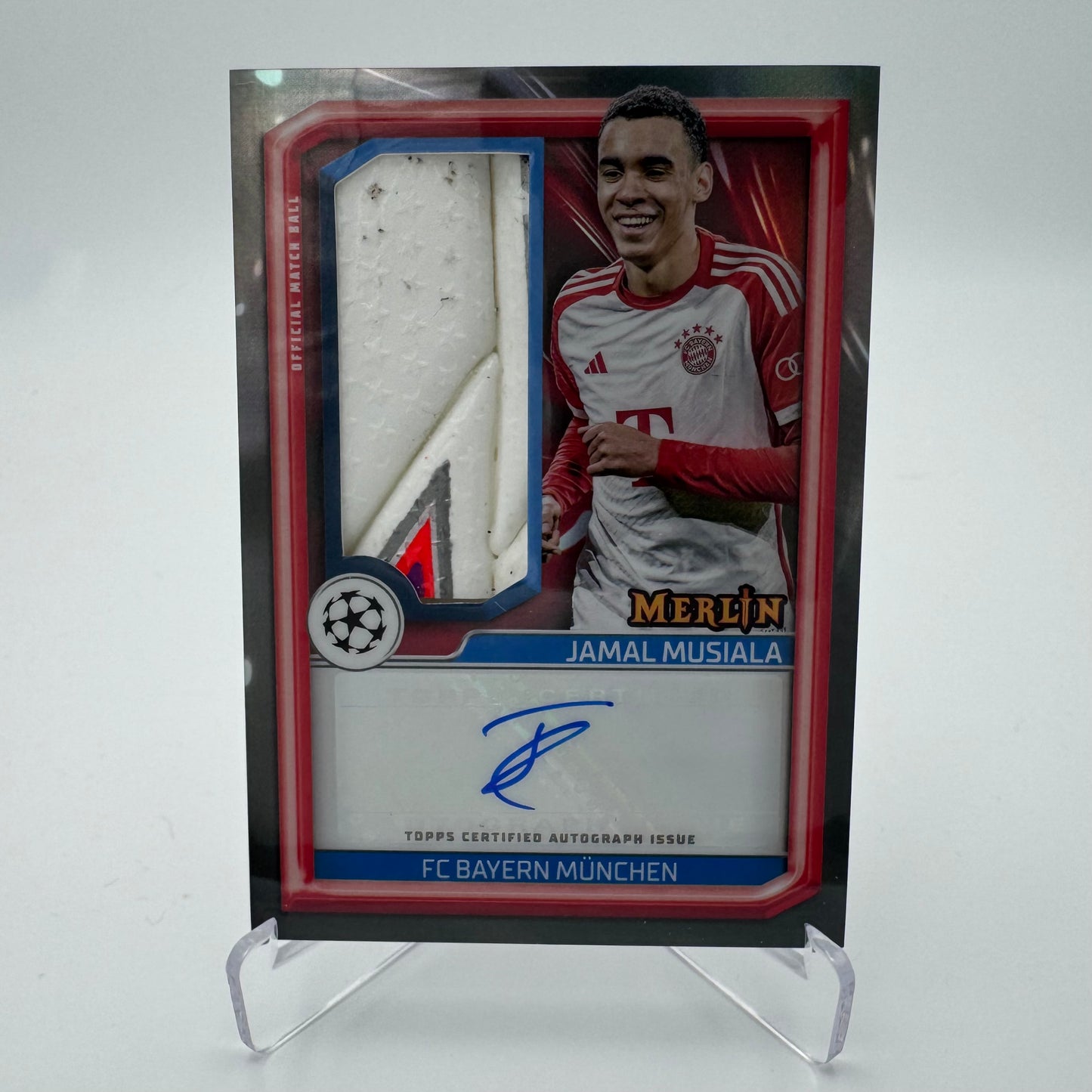 Jamal Musiala - FC Bayern Munchen - Topps Merlin 2024 - Auto Relic