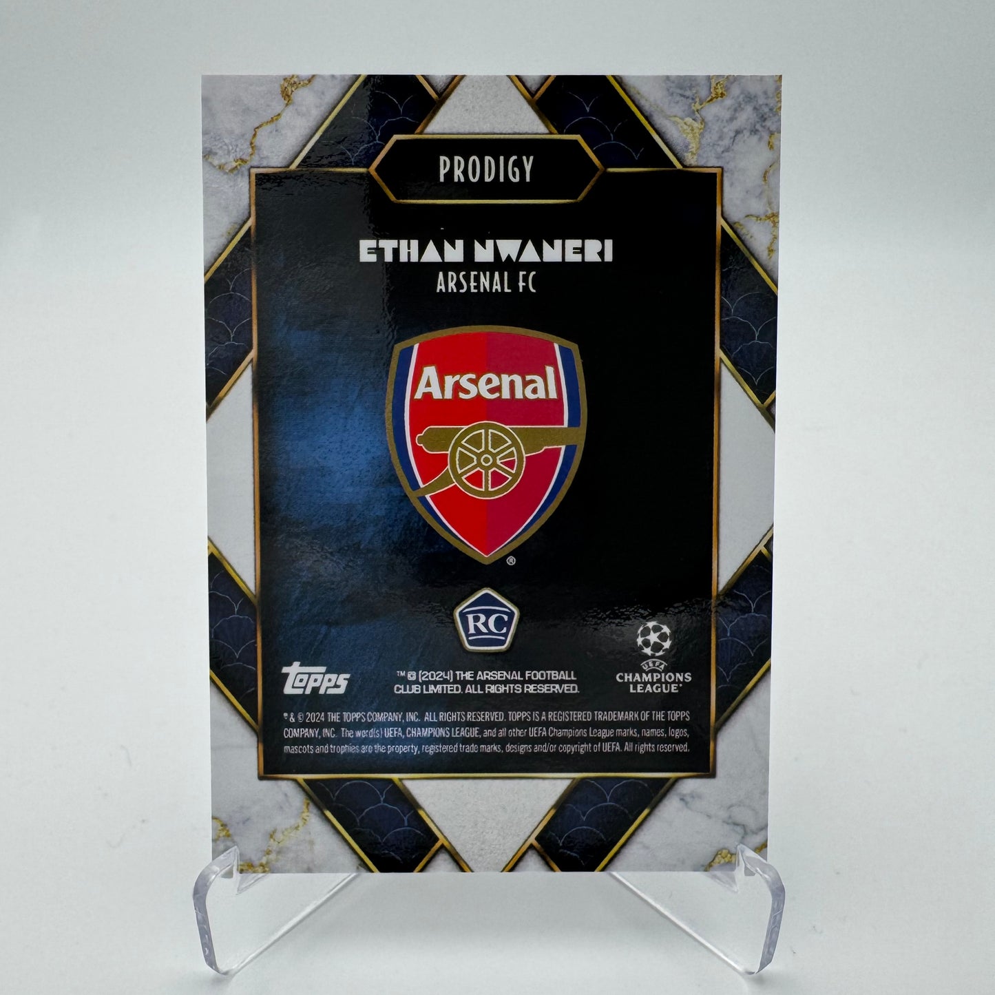 Ethan Nwaneri RC - Arsenal FC - Topps Deco 2024 - 15/49