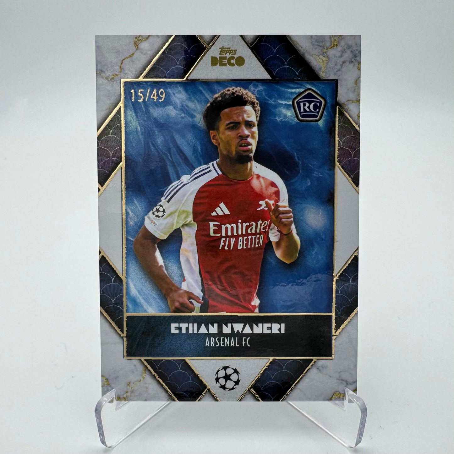 Ethan Nwaneri RC - Arsenal FC - Topps Deco 2024 - 15/49