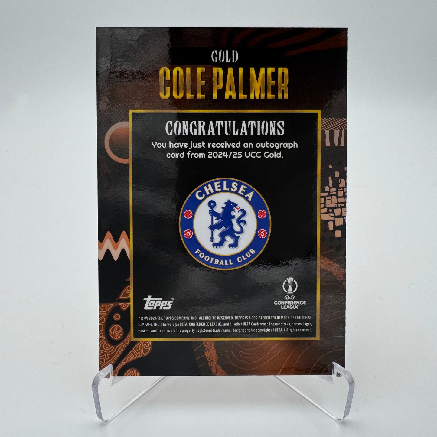 Cole Palmer - Chelsea FC - Topps UCC GOLD 24/25 - Auto 5/5