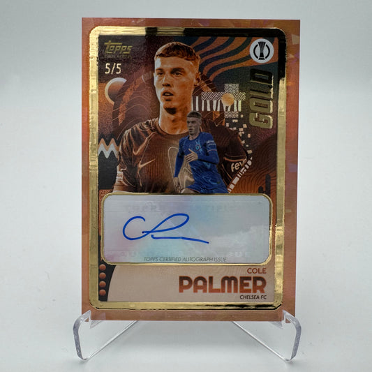 Cole Palmer - Chelsea FC - Topps UCC GOLD 24/25 - Auto 5/5