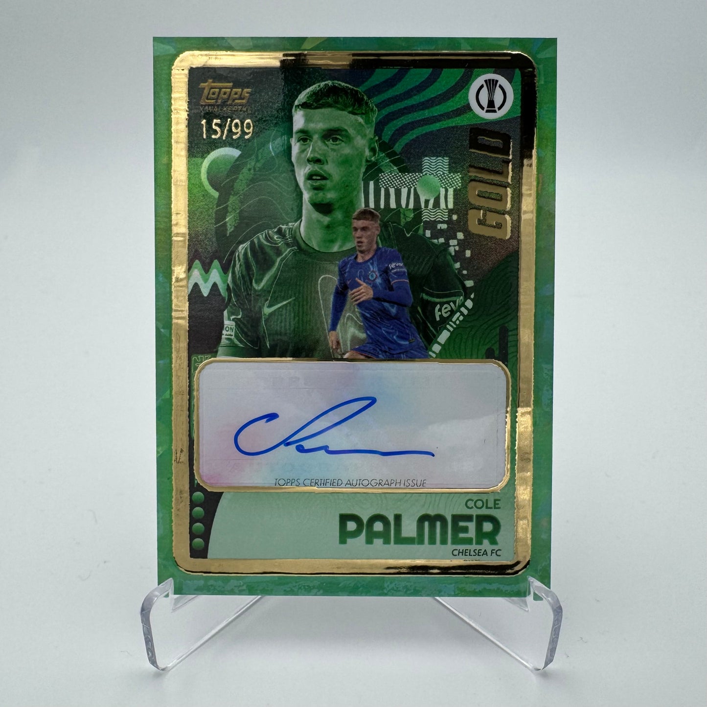 Cole Palmer - Chelsea FC - Topps UCC GOLD 24/25 - Auto 15/99