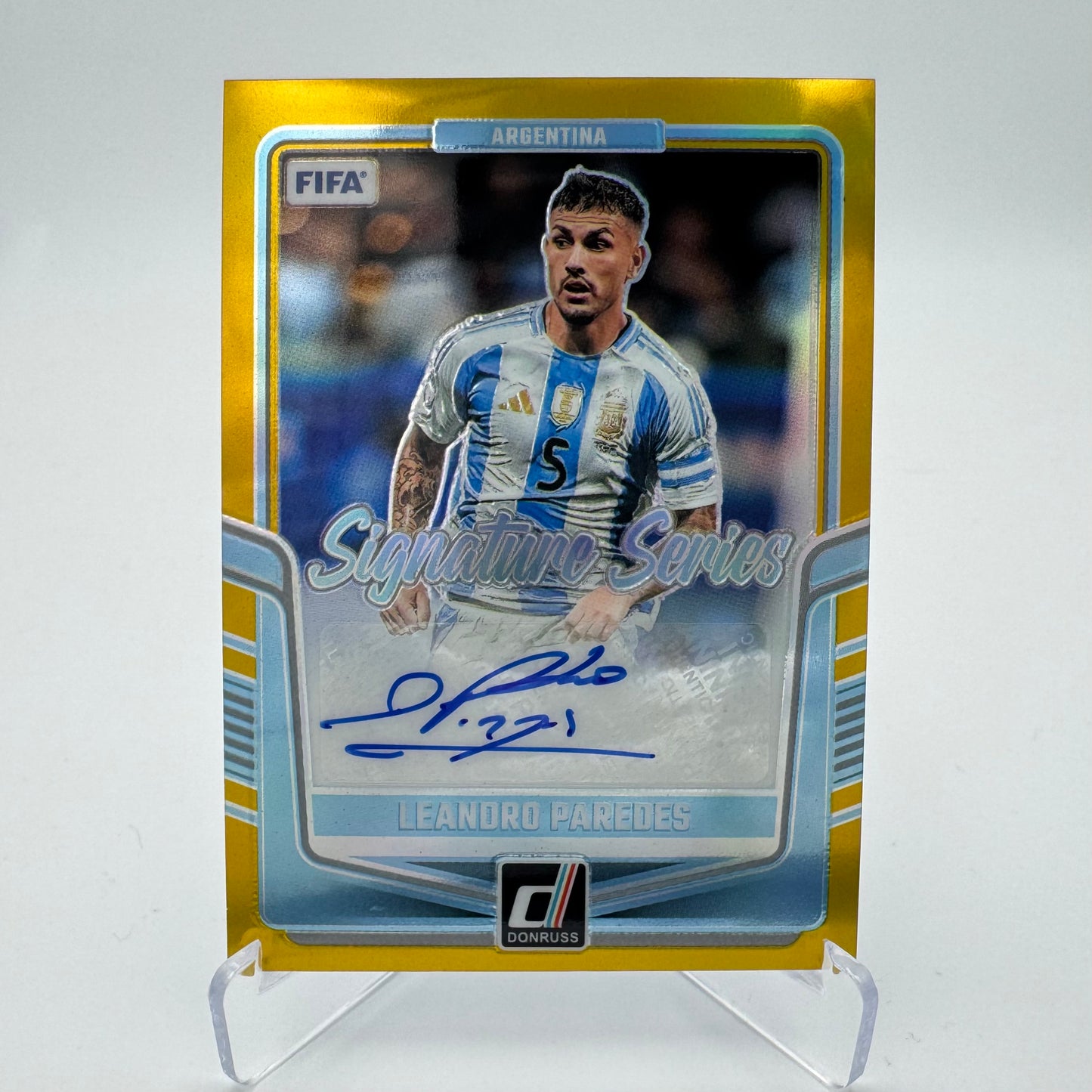 Leandro Paredes - Argentina - Panini Donruss 24/25 - Auto 03/10