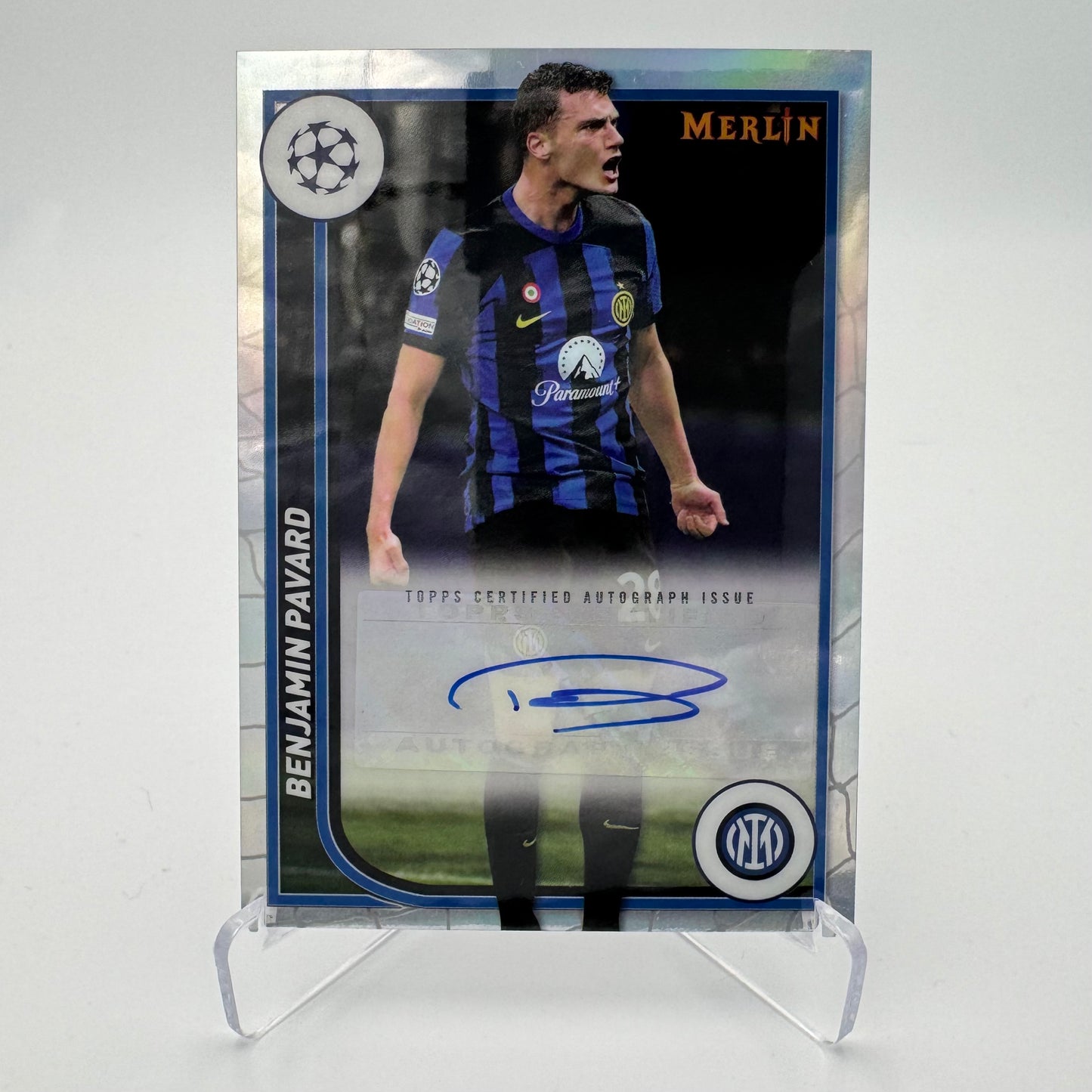 Benjamin Pavard - FC Internazionale Milano - Topps Merlin 2024 - Auto