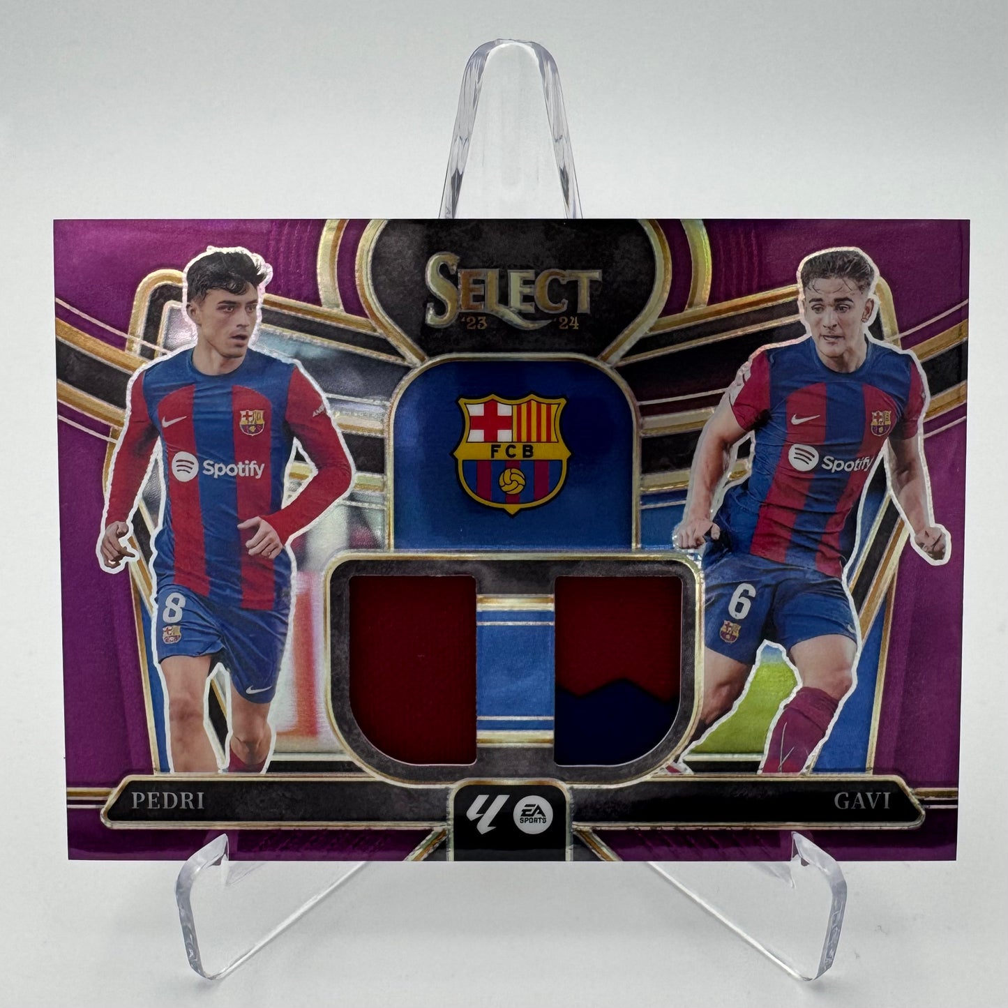 Pedri / Gavi - FC Barcelona - Panini Select La Liga 23/24 - Relic 04/49