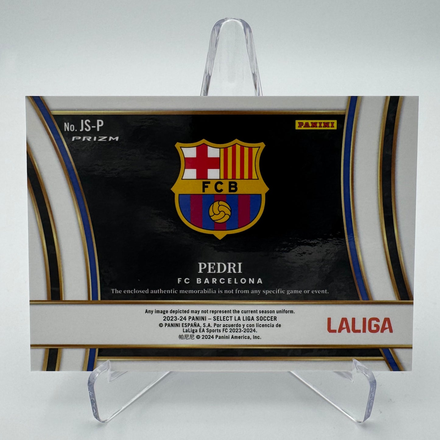Pedri - FC Barcelona - Panini Select La Liga 23/24 - Relic